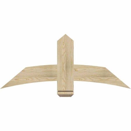 Ekena Millwork Bellingham Rough Sawn Timber Gable Bracket, Douglas Fir, 48"W x 20"H x 2"D x 6"F, 10/12 Pitch GBW048X20X0206BEL00RDF